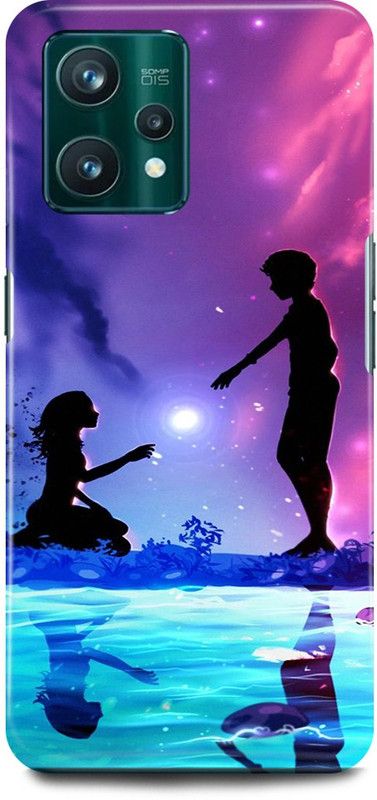 play fast Back Cover for Realme 9 Pro Plus 5G CUTE, COUPLE, LOVELY, COUPLE, GIRL, BOY, LOVE  (Purple, Hard Case, Pack of: 1)