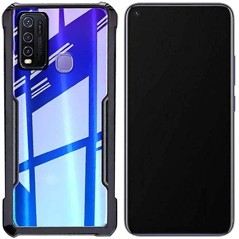 KING COVERS Back Cover for Vivo Y50| Shockproof Crystal Clear | 360 Degree Protection | Transparent Case Cover  (Transparent, Grip Case, Pack of: 1)