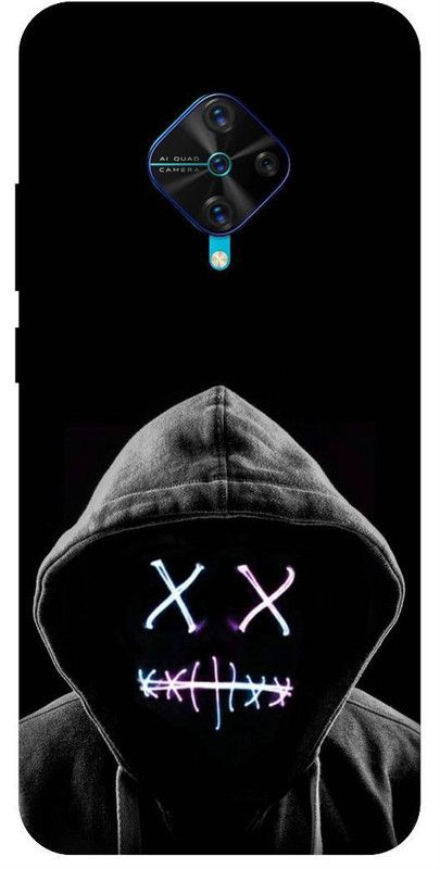 SSMORYA Back Cover for Vivo S1 Pro Scary Printed Back Cover  (Multicolor, Waterproof, Pack of: 1)