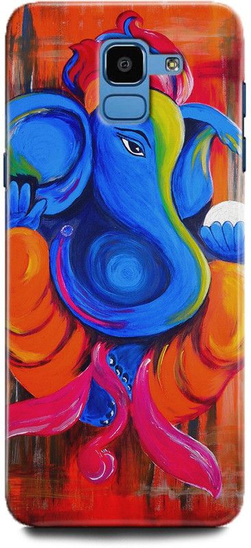 INTELLIZE Back Cover for Samsung Galaxy On6/SM-J600GZKFINS ganeshji,Printed  (Multicolor, Shock Proof)