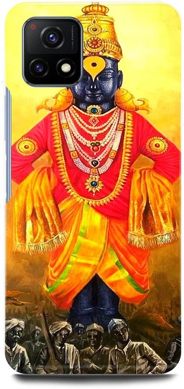 play fast Back Cover for Vivo Y72 5G, V2060 VITTHAL, GOD, LORD, SOUTH, GOD  (Gold, Hard Case)