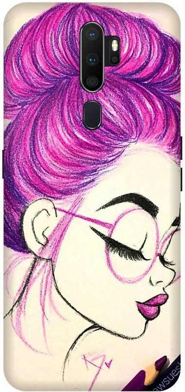 SSMORYA Back Cover for OPPO A5 2020 (Pink Design) Printed Back Cover  (Multicolor, Waterproof, Pack of: 1)