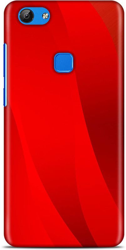Sankee Back Cover for VIVO 1718  (Red, Hard Case)