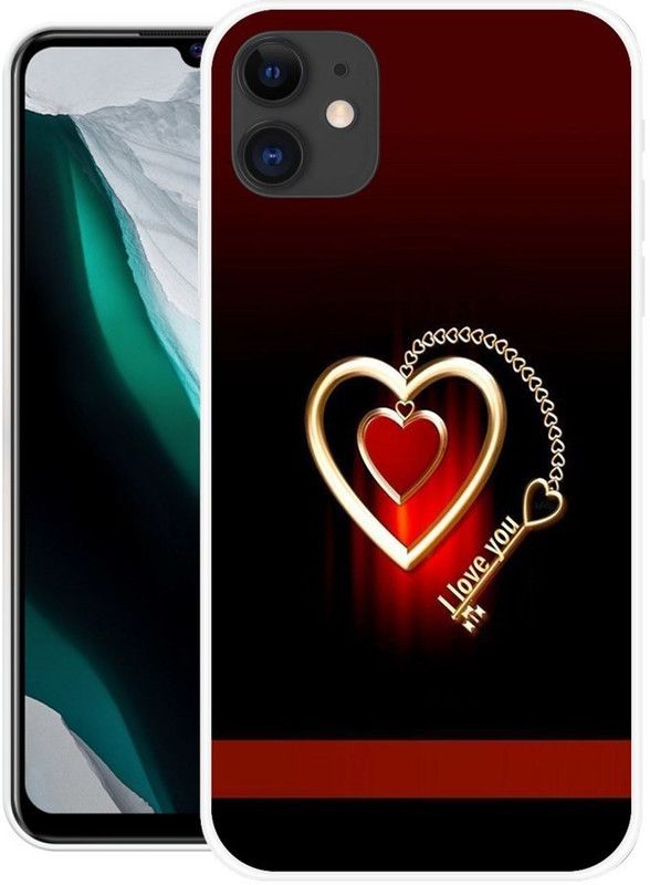 Ghanta Walaj Back Cover for iPhone 11  (Red, Flexible, Silicon, Pack of: 1)