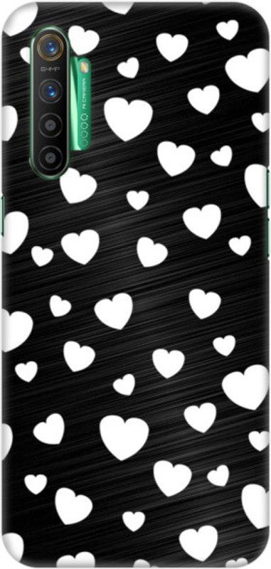 COBIERTAS Back Cover for Realme X2  (Black, White)