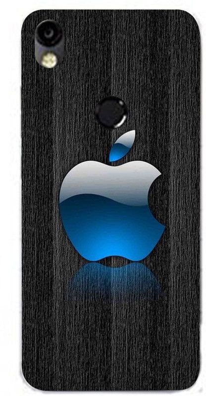 Golden Mask Back Cover for Sky Hawk Back Cover For Tecno Camon In5 Blue Apple  (Multicolor, Waterproof, Silicon, Pack of: 1)