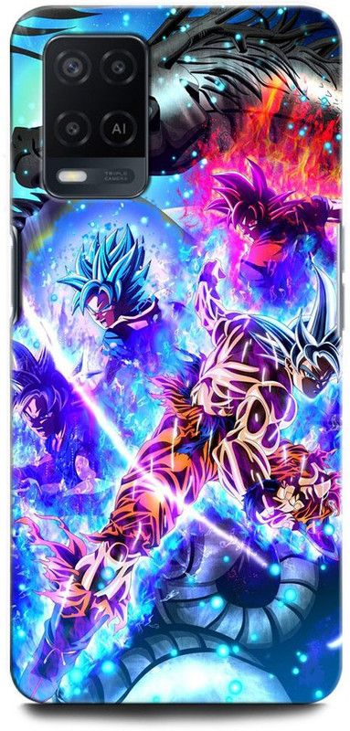 ORBIQE Back Cover for OPPO A54 2263 GOKU, DRAGONBALLZ, ANIME, SUPERSAIYAN  (Multicolor, Hard Case, Pack of: 1)