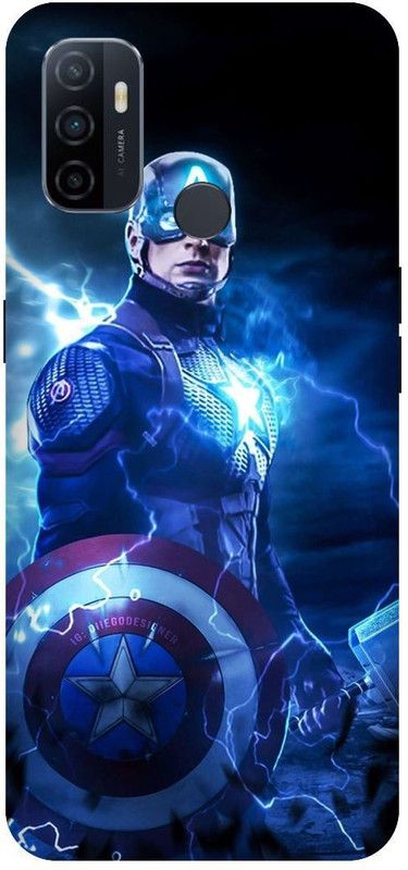 PHONE WALEY.COM Back Cover for OPPO A33 (4G) , CPH2137 ,America,Avengers,Printed back cover  (Blue, Hard Case, Pack of: 1)
