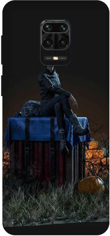 THE NARAYANA COLLECTIONS Back Cover for REDMI NOTE 9 PRO MAX-PUBG,DROP,LOOT,FUNKY,GAME,GROZA  (Multicolor, Hard Case, Pack of: 1)