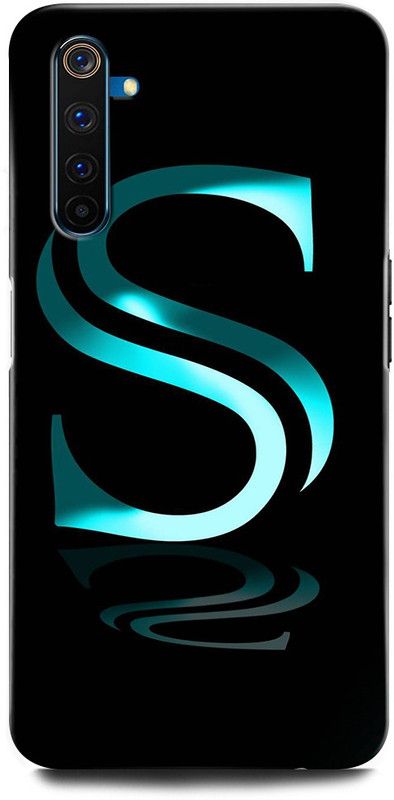 ORBIQE Back Cover for Realme 6 RMX2001 S, S LETTER, S ALPHABET, DESIGN  (Multicolor, Shock Proof, Pack of: 1)