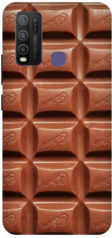 FRONK Back Cover for vivo Y30  (Brown, Hard Case, Pack of: 1)