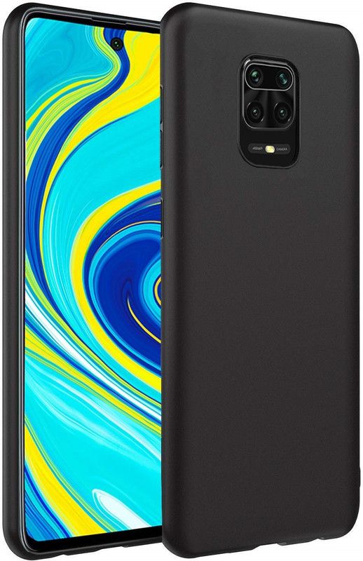 SNMART Back Cover for Redmi Note 9 Pro  (Black, Shock Proof, Pack of: 1)