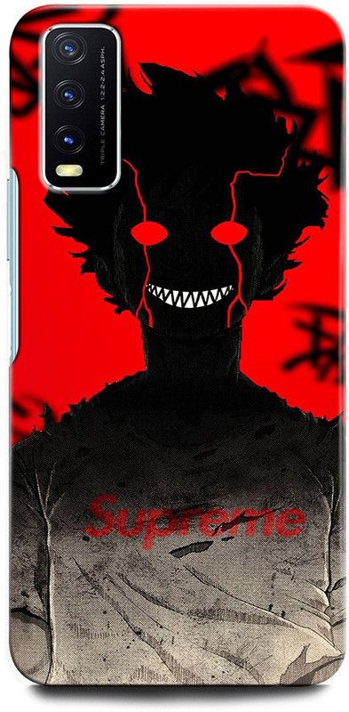 GRAFIQE Back Cover for Vivo Y20i V2027 MOB PSYCHO, ANIME BOY, MANGA SERIES, CARTOON  (Multicolor, Shock Proof, Pack of: 1)