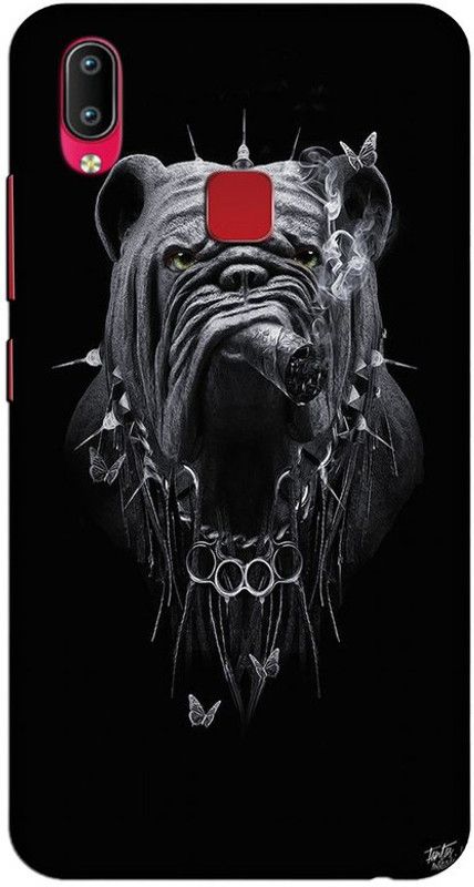 CROKIAN Back Cover for Vivo Y95 Dog Design Back Cover  (Multicolor, Hard Case, Pack of: 1)