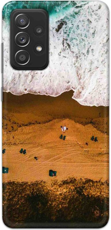 NDCOM Back Cover for Samsung Galaxy A52s 5G Ocean Beach Printed  (Multicolor, Hard Case, Pack of: 1)