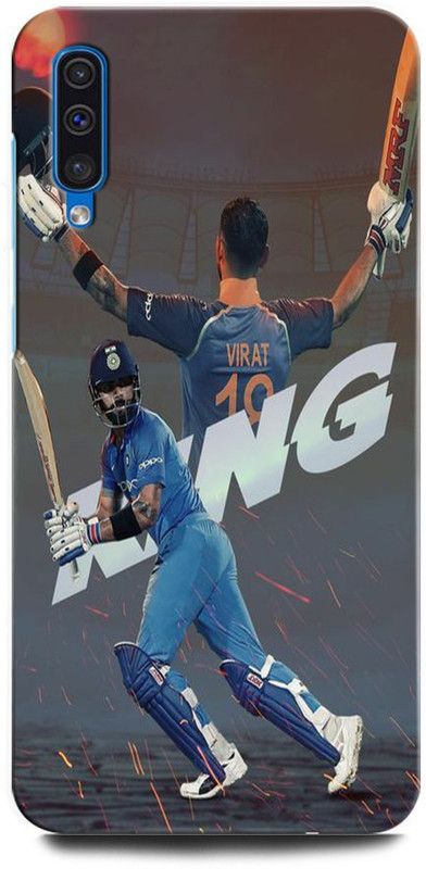 ORBIQE Back Cover for SAMSUNG Galaxy A50 VIRAT, KOHLI, INDIA, CAPTAIN, LEGEND, GOAT, RCB, IPL  (Multicolor, Hard Case, Pack of: 1)