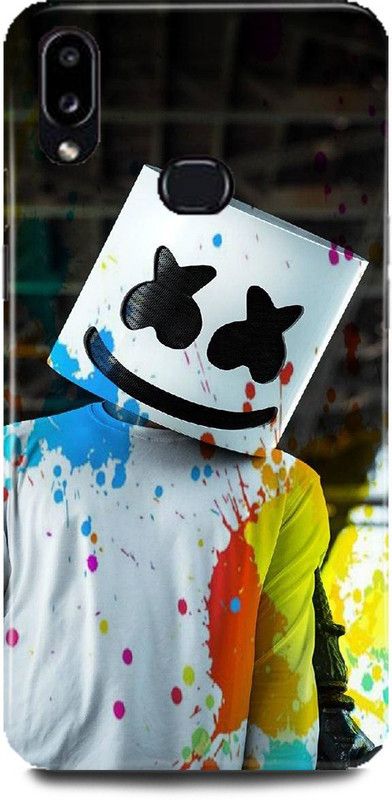 MP ARIES MOBILE COVER Back Cover for SAMSUNG Galaxy M01s, Marshmello,Dj,EDM,Music,Smiley,dj,boy,dj,marshmellow,  (Multicolor, Hard Case, Pack of: 1)