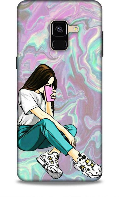 Jellybird Back Cover for Samsung Galaxy A8 (2018)  (Multicolor, 3D Case, Pack of: 1)