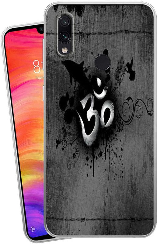 Selfless Back Cover for Redmi Note 7 Pro  (Grey, Black, Dual Protection, Silicon, Pack of: 1)