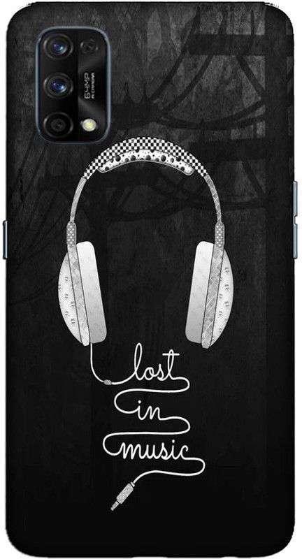 CROKIAN Back Cover for Realme 7 Pro music hedphone Back Cover  (Multicolor, Hard Case, Pack of: 1)
