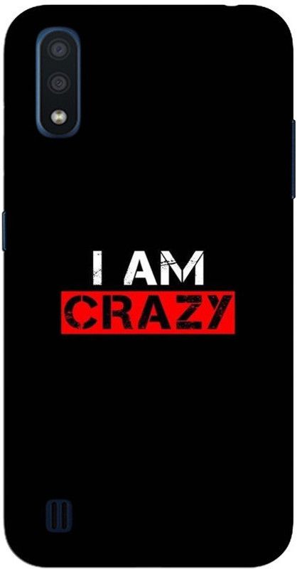 CROKIAN Back Cover for Samsung Galaxy M01 Crazy boy Back Cover  (Black, Hard Case, Pack of: 1)