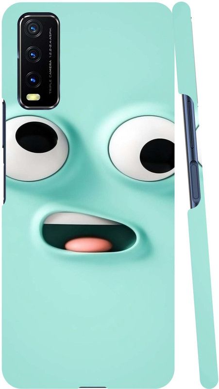GS PANDA COLLECTIONS Back Cover for VIVO Y20a  (Blue, Pack of: 1)