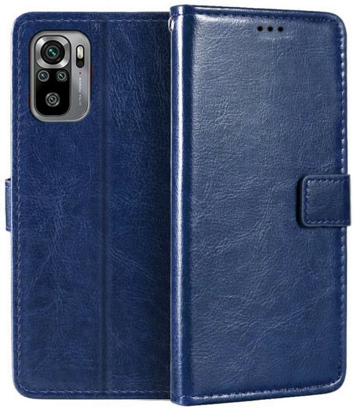 DeCorty Back Cover for Redmi Note 10  (Blue, Dual Protection, Pack of: 1)