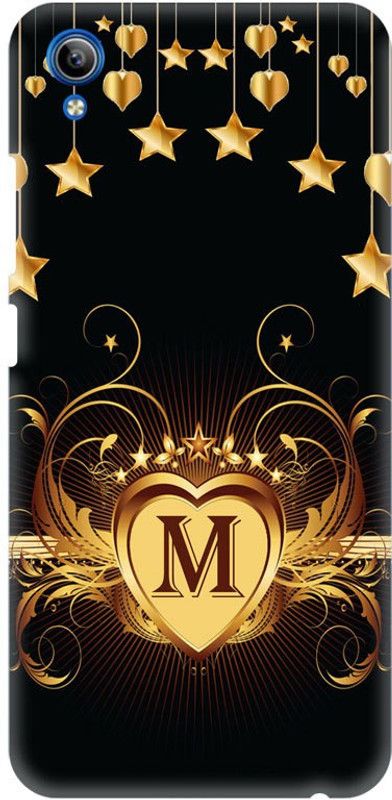 Crafto Rama Back Cover for Vivo Y90 ,Vivo 1908, M, M Letter, M Alphabet, M Word, PRINTED, BACK COVER  (Multicolor, Hard Case, Pack of: 1)