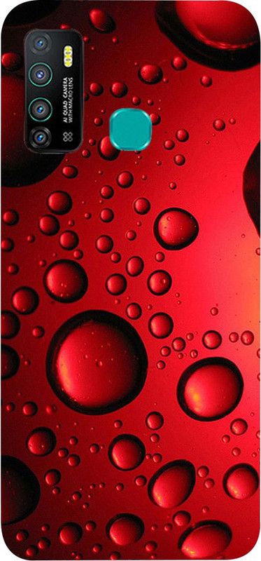 METOO Back Cover for Infinix Hot 9, RED DROP, Design back cover Print : 509  (Multicolor, Dual Protection, Silicon, Pack of: 1)