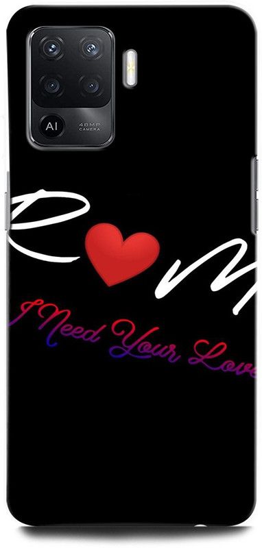 ORBIQE Back Cover for OPPO F19 Pro CPH2285 R NAME, M NAME, RM LOVE, RM COUPLE, RM HEART LOVE  (Multicolor, Hard Case, Pack of: 1)