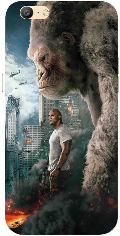Skyhawk Back Cover for Oppo A57 Rock and King Kong  (Multicolor, Waterproof, Silicon, Pack of: 1)