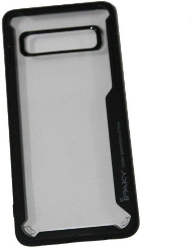 7Rocks Back Cover for Samsung Galaxy S10  (Black, Shock Proof, Pack of: 1)
