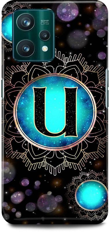 FIKORA Back Cover for Realme C31, RMX3501, U, NAME, LETTER, ALPHABET  (Blue, Hard Case, Pack of: 1)