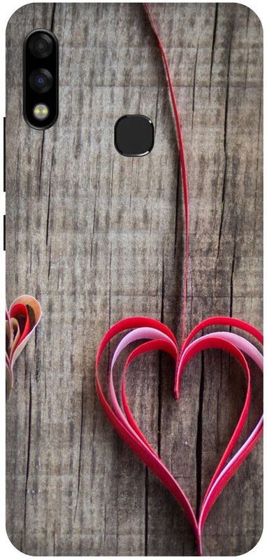 play fast Back Cover for Infinix Hot 7 Pro, X625, HEART, LOVE, COUPLE, SHAPE  (Grey, Hard Case, Pack of: 1)