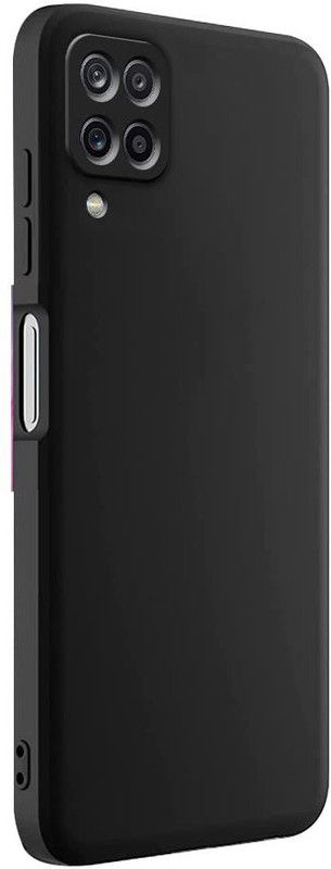 COVERHEAD Back Cover for SAMSUNG A12  (Black, Silicon, Pack of: 1)