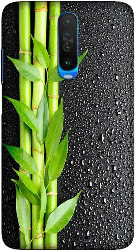 CROKIAN Back Cover for POCO X2 green leaf Back Cover  (Multicolor, Hard Case, Pack of: 1)