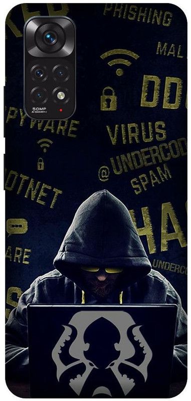 Yoprint Back Cover for Redmi Note 11 5G Password Hacker Printed cover  (Multicolor, Hard Case, Pack of: 1)
