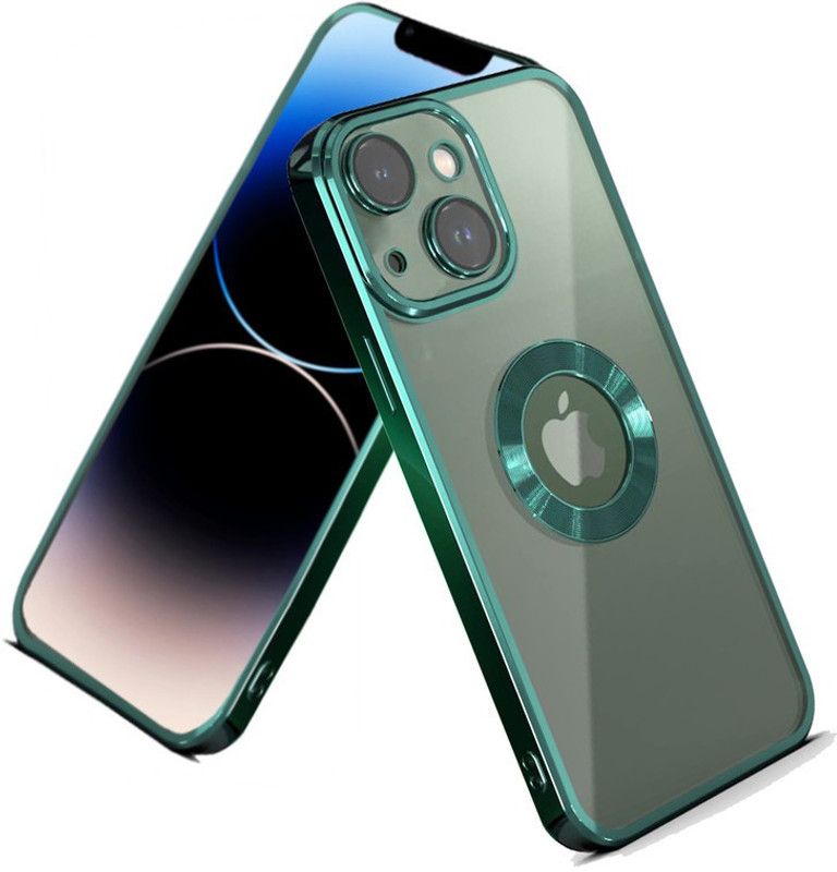 Godric Back Cover for Apple iPhone 14  (Green, Ring Case, Pack of: 1)