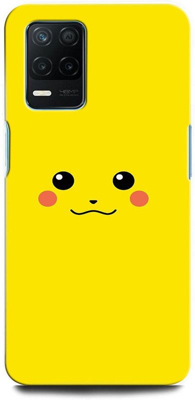 ORBIQE Back Cover for Realme 8 5G RMX3241 PIKACHU, POKEMON, GAME, CARTOON  (Multicolor, Hard Case, Pack of: 1)
