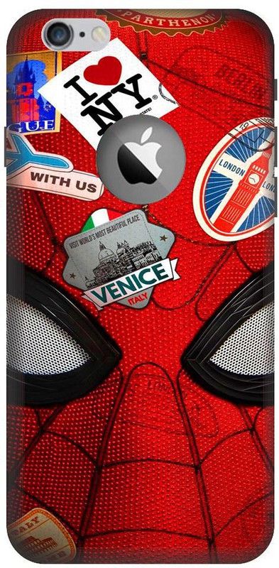 BYXIS Back Cover for iphone 7 cut Spiderman, Ultimate spiderman, Spiderman logo,  (Multicolor, Shock Proof, Pack of: 1)