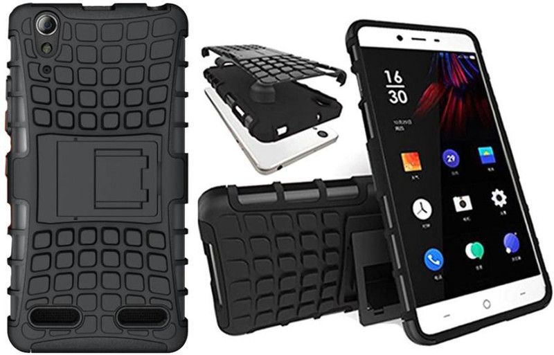 CELLCAMPUS Back Cover for LENOVO A 6000/K3  (Black, Pack of: 1)