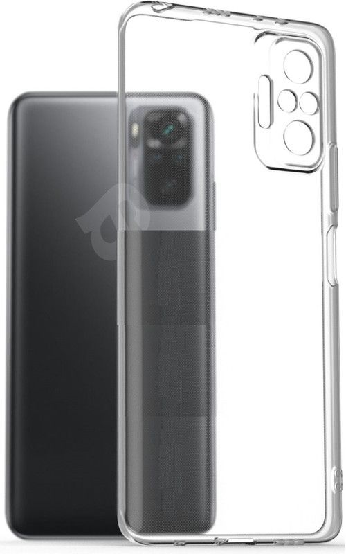 Phone Back Cover Pouch for Xiaomi Redmi Note 10 Pro  (Transparent, White, Grip Case, Pack of: 1)