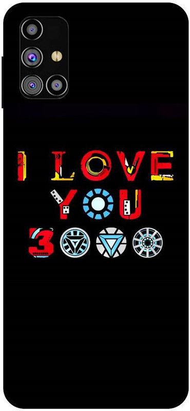 URCHIN Back Cover for Samsung M31 Iron Man, Love You 3000, Superhero, Avengers,Tony Stark, comic  (Multicolor, Shock Proof, Pack of: 1)
