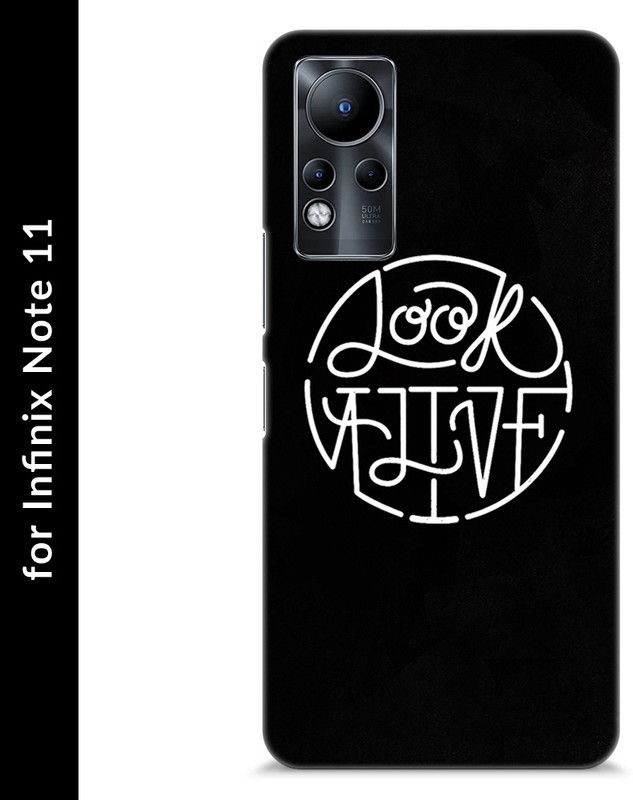 Mast Kalandar Back Cover for Infinix Note 11  (Black, White, Pack of: 1)