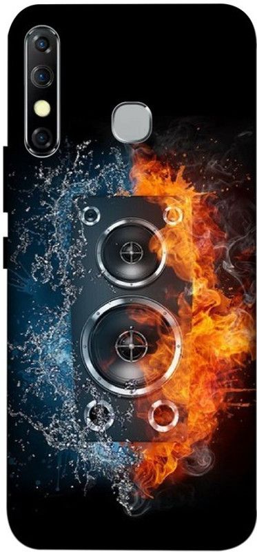 LUCKY MOBI.COM Back Cover for Infinix Hot 8 ( music, art) PRINTED BACK COVER  (Multicolor, Waterproof, Pack of: 1)