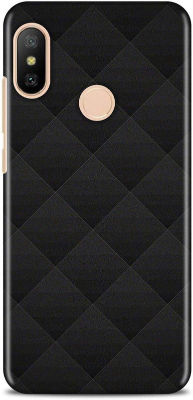 Sankee Back Cover for Mi Redmi 6 pro  (Black, Hard Case)