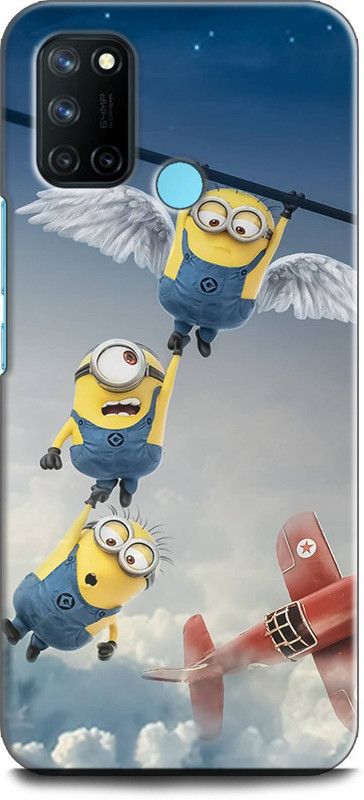 Afterglow Back Cover for Realme 7i MINIONS, CUTE, FUNNY, CARTOON, MINIONS CUTE, CUTE  (Multicolor, Shock Proof)