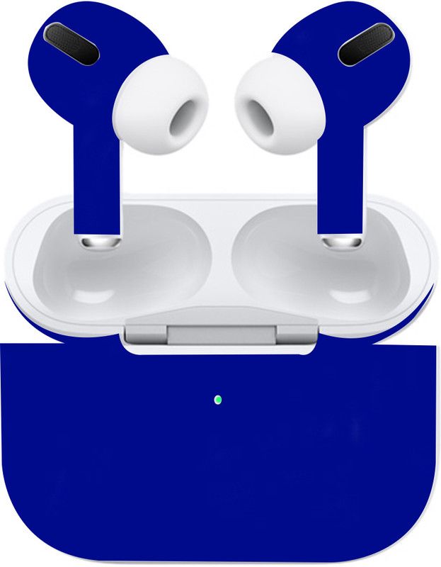 AsSkin Apple AirPod Pro Mobile Skin  (Ultra Super Blue Matte With High Matte Finish.)