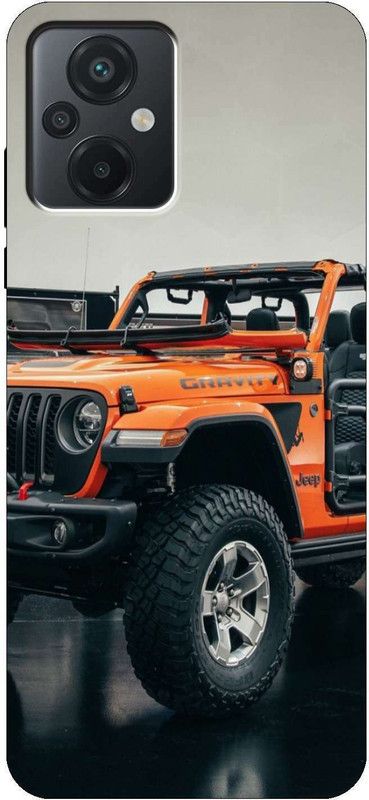 iprinto Back Cover for POCO M5, MZB0CEZIN Gravity Jeep Back Cover  (Multicolor, Hard Case, Pack of: 1)