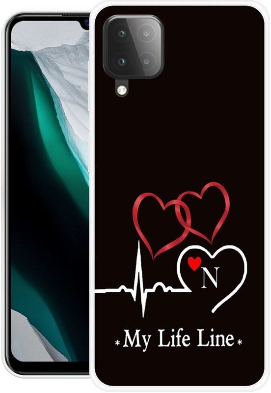 BLUEZAP Back Cover for Samsung Galaxy M22  (Black, White, Grip Case, Silicon, Pack of: 1)